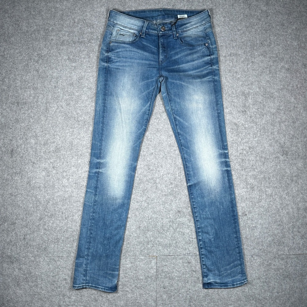 G Star Raw denim jeans womens 27x32 Blue Attacc Mid Straight casual work